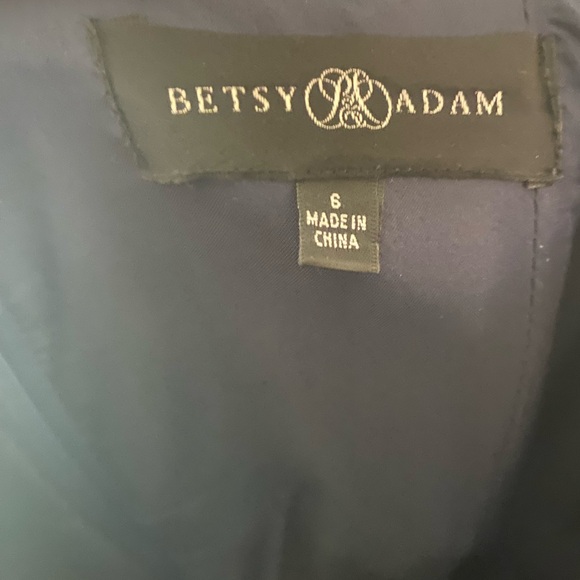 Strapless Betsy Adam, Navy Gown, Size 6, Original price $330 US, Asking $149 - Picture 7 of 9